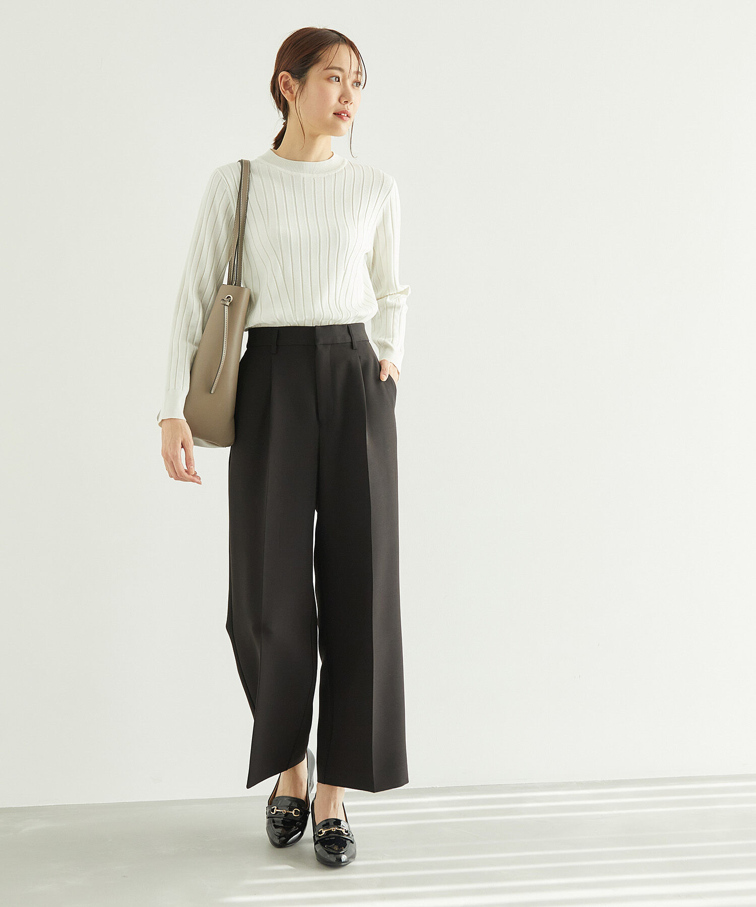 Rope&rsquo;Picnic「【360&deg;ウルトラストレッチ】セットアップ対応/ワイドパンツ【一部店舗限定34,42サイズ】」|その他|