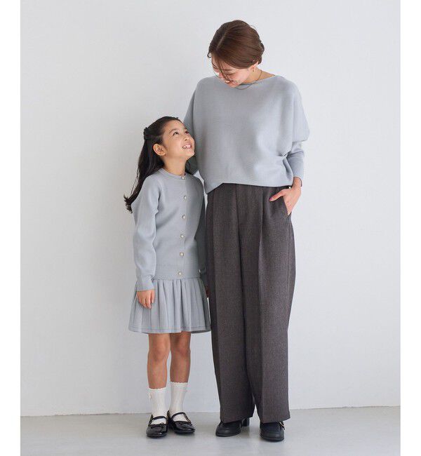 Rope&rsquo;Picnic「【WEB限定カラー】マシュマロ袖パールドルマンニット」|ニット・セーター|