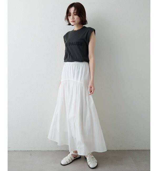 THE PAUSE「【THE PAUSE】THE PAUSE ノースリーブTEE」|Tシャツ・カットソー|
