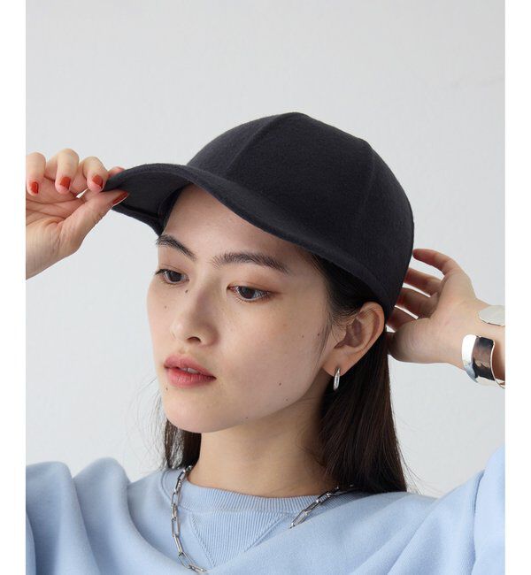Hoaw.「【Hoaw.】フェルトキャップ」|ハット|