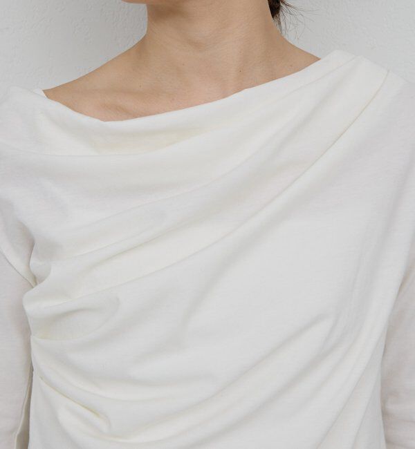  「【2WAY】ハーフスリーブカットソー」|Tシャツ・カットソー|