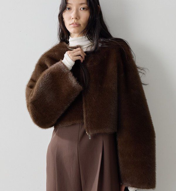  「リバーシブルファーノーカラージャケット」|その他|