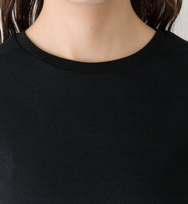  「サイドギャザーチビTシャツ」|Tシャツ・カットソー|