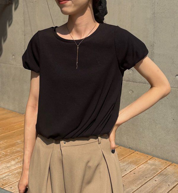 「ツイストバルーンT」|Tシャツ・カットソー|ブラック