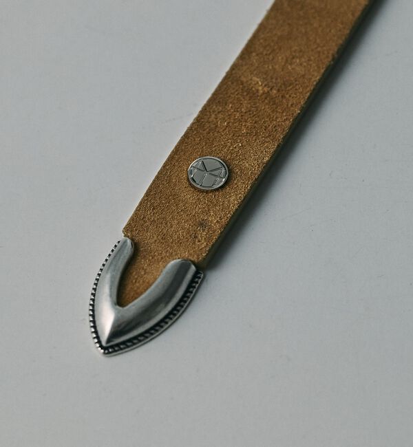 ABAHOUSE「【UNISEX】 KUDU NAKED LEATHER PUNTAIL BELT」|ベルト|