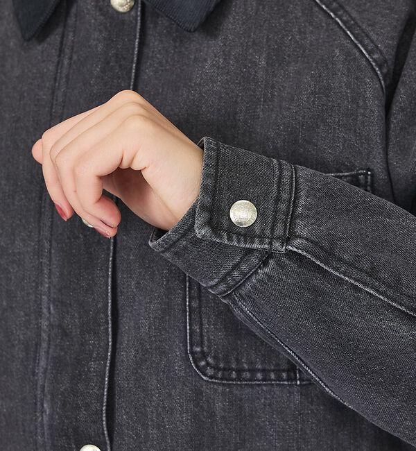 Rouge vif「【UNIVERSAL OVERALL/ユニバーサルオーバーオール】DENIM W」|ブルゾン・スタジャン|