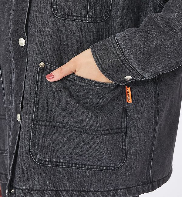 Rouge vif「【UNIVERSAL OVERALL/ユニバーサルオーバーオール】DENIM W」|ブルゾン・スタジャン|