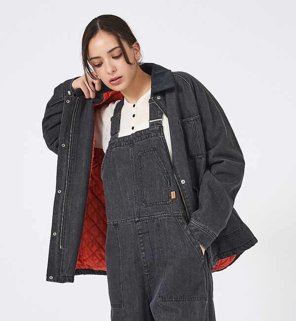 Rouge vif「【UNIVERSAL OVERALL/ユニバーサルオーバーオール】DENIM W」|ブルゾン・スタジャン|