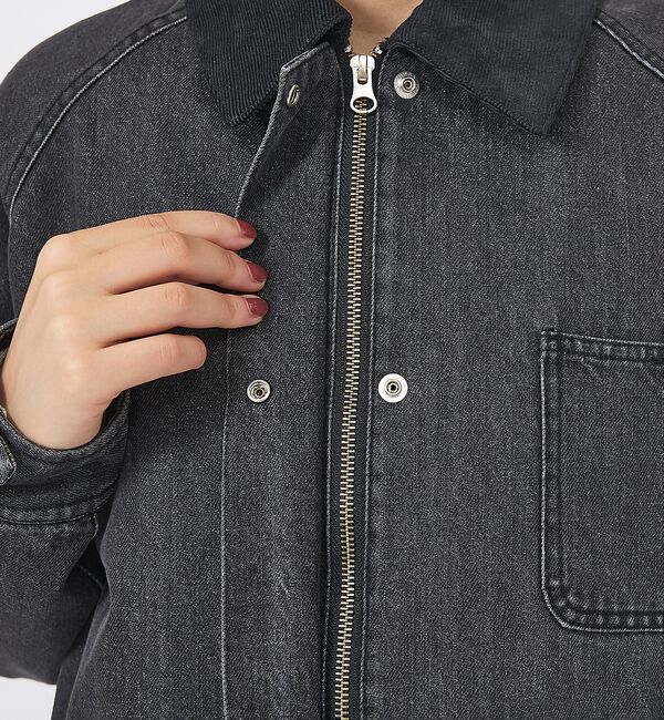 Rouge vif「【UNIVERSAL OVERALL/ユニバーサルオーバーオール】DENIM W」|ブルゾン・スタジャン|