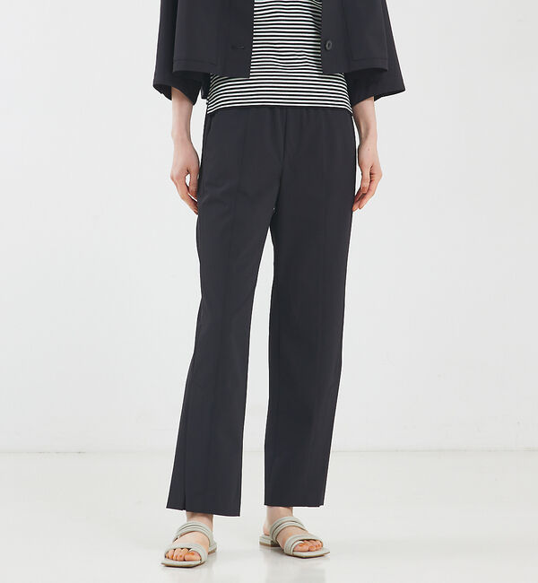 qualite「【セットアップ対応】2WAYストレッチストレートパンツ」|その他|ブラック