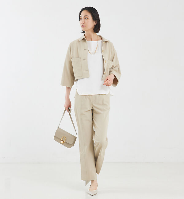 qualite「【セットアップ対応】2WAYストレッチストレートパンツ」|その他|