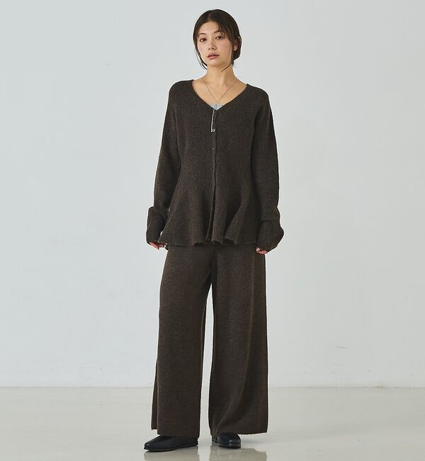 abahouse mavie「ニットワイドパンツ」|その他|