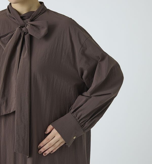 abahouse mavie「【ベッキーコラボ】ボウタイロングワンピース」|ワンピース|