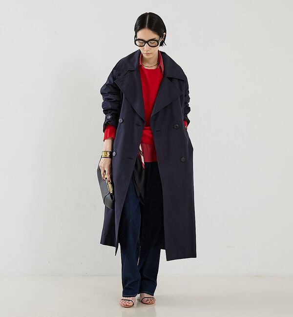 The Store by C' 「【COCUCA】Endlessly COAT／トレンチコート」|トレンチコート|ダークネイビー