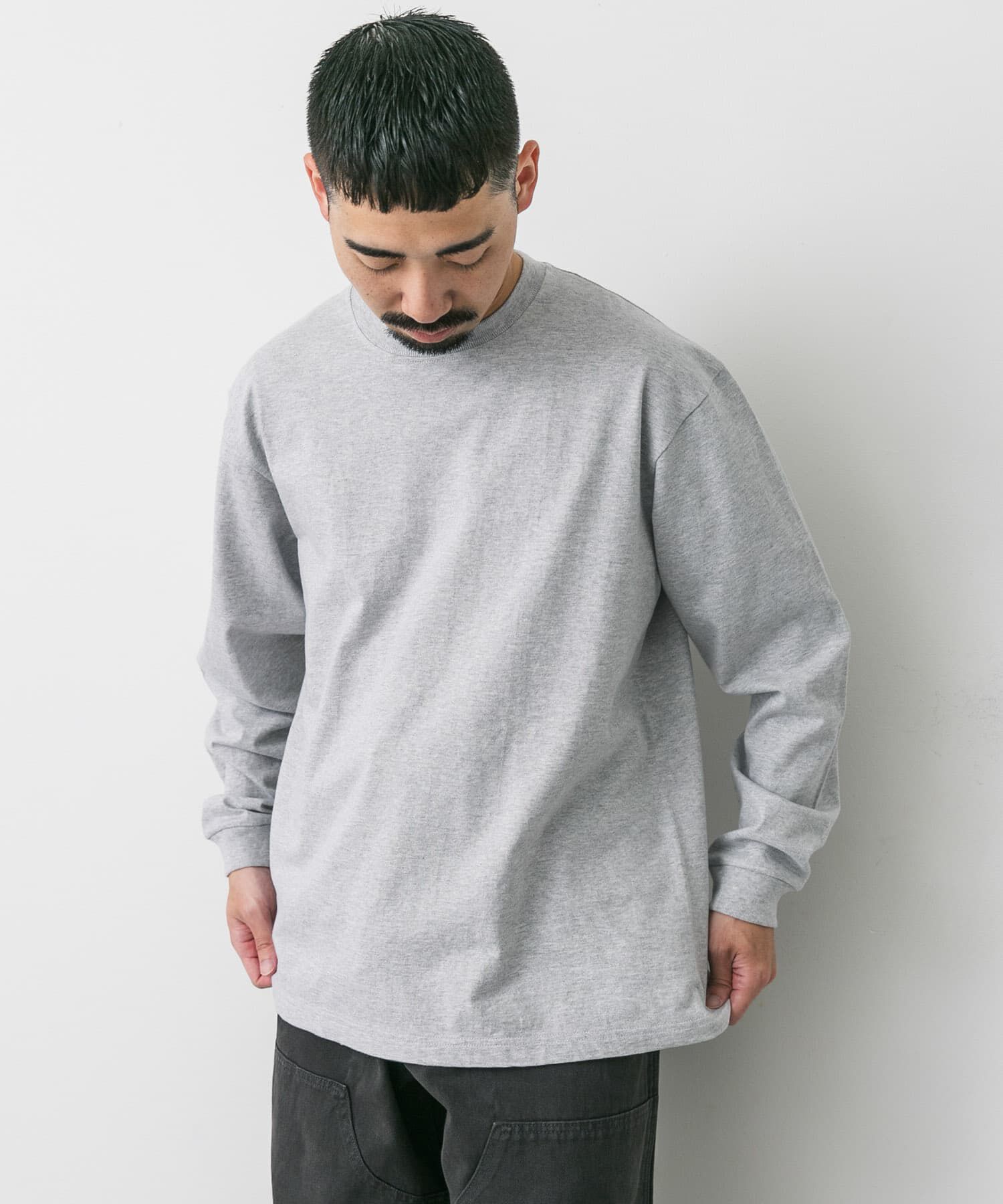 URBAN RESEARCH DOORS「『別注』HANES&times;DOORS　BEEFY-T DOORS FIT LONG-SLEEVE」|Tシャツ・カットソー|