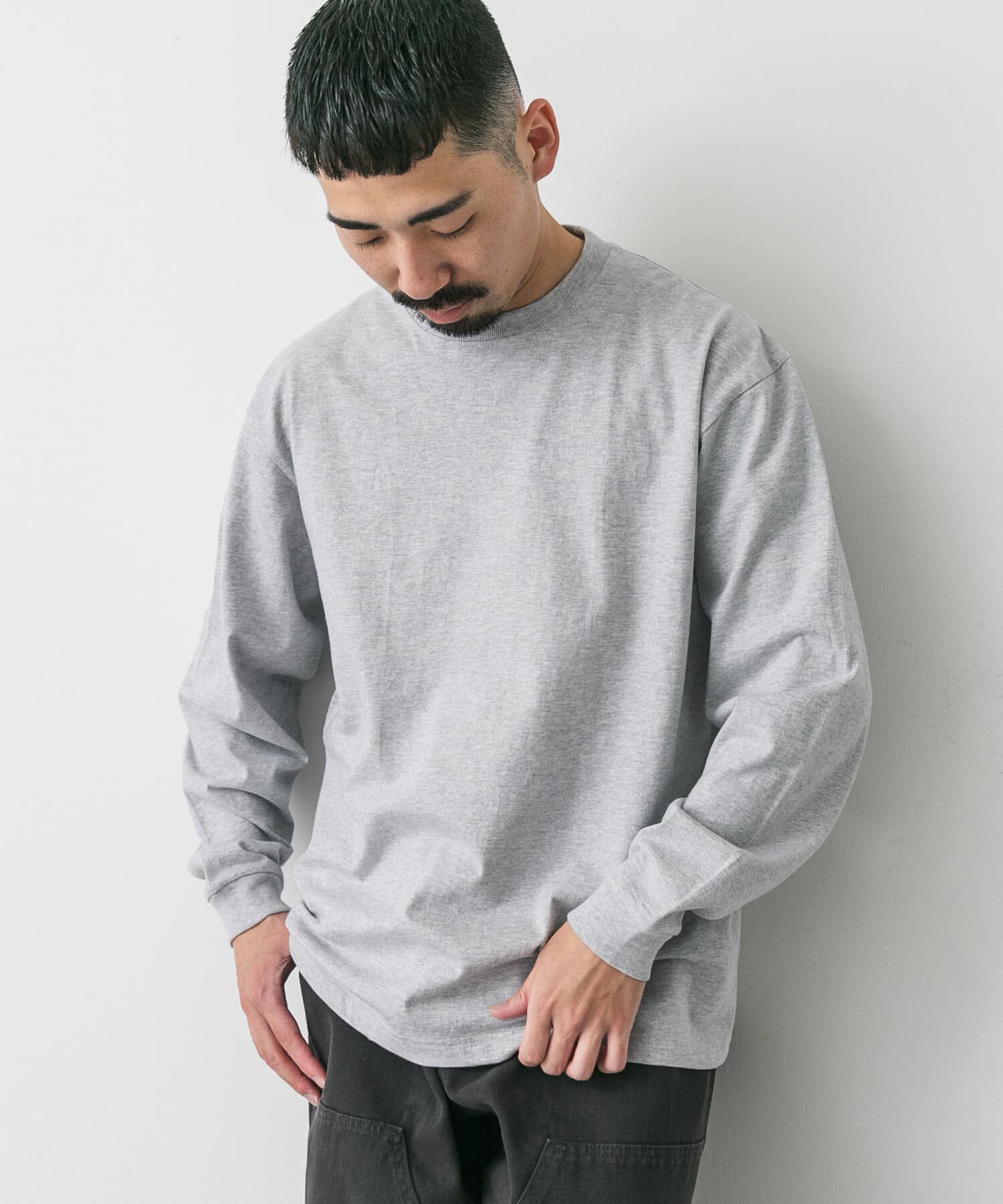 URBAN RESEARCH DOORS「『別注』HANES&times;DOORS　BEEFY-T DOORS FIT LONG-SLEEVE」|Tシャツ・カットソー|
