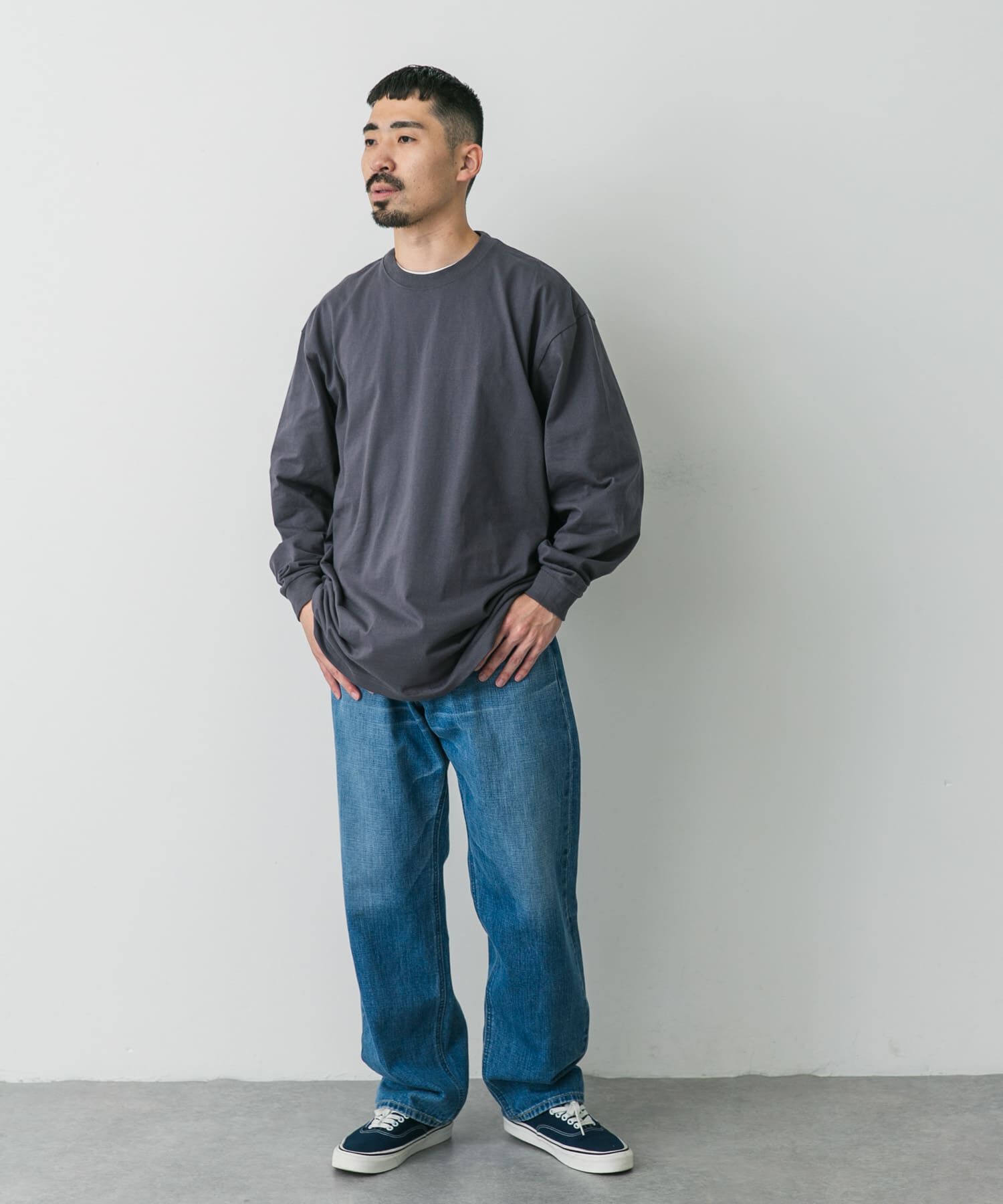 URBAN RESEARCH DOORS「『別注』HANES&times;DOORS　BEEFY-T DOORS FIT LONG-SLEEVE」|Tシャツ・カットソー|