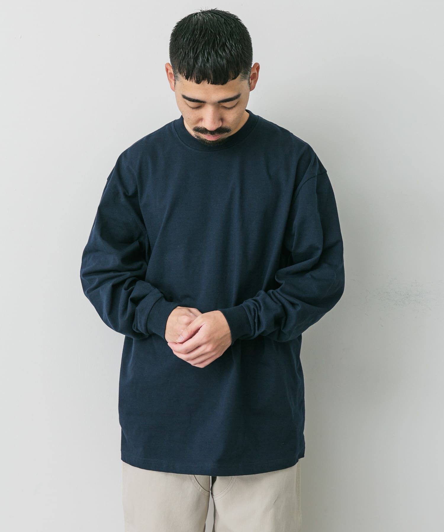 URBAN RESEARCH DOORS「『別注』HANES&times;DOORS　BEEFY-T DOORS FIT LONG-SLEEVE」|Tシャツ・カットソー|