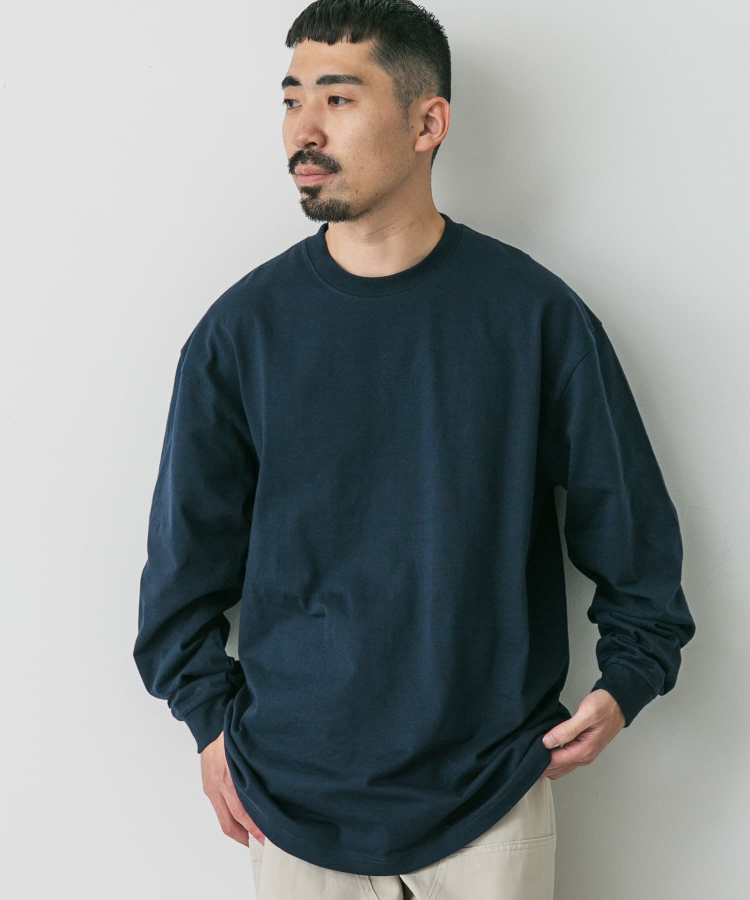 URBAN RESEARCH DOORS「『別注』HANES&times;DOORS　BEEFY-T DOORS FIT LONG-SLEEVE」|Tシャツ・カットソー|