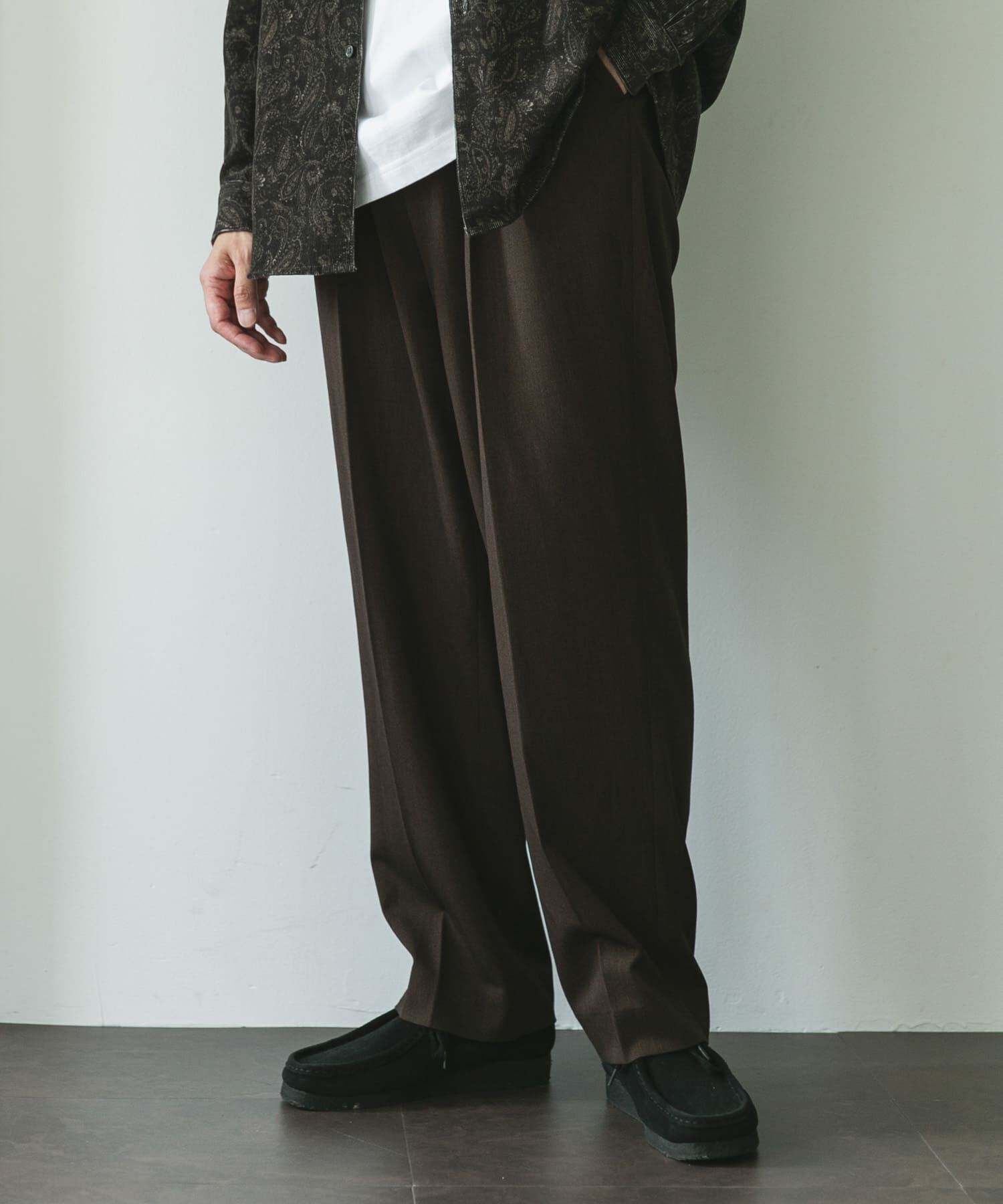 URBAN RESEARCH DOORS「『仁村紗和さん着用』『UR TECH』完声2タックワイドトラウザー」|その他|