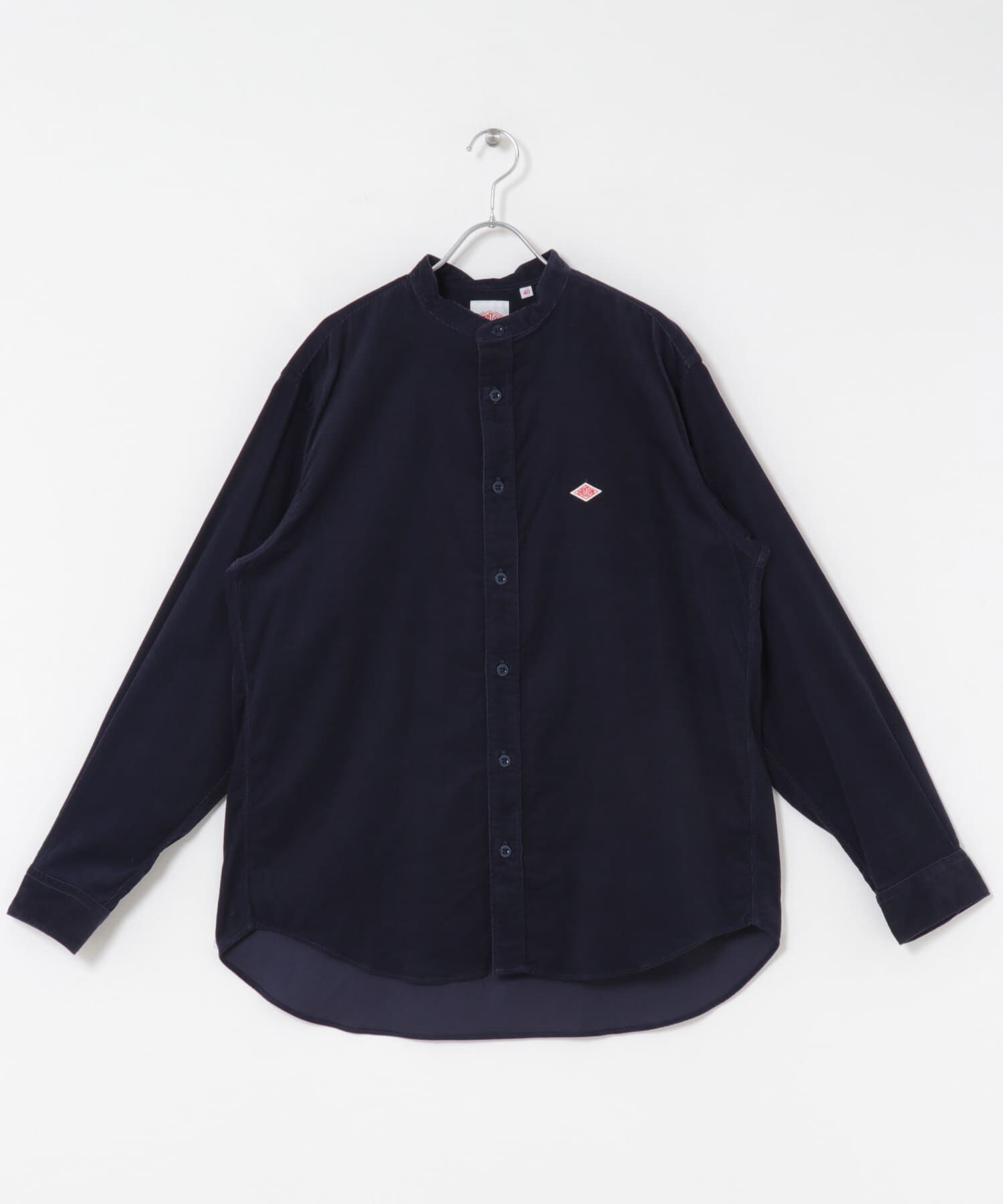 URBAN RESEARCH DOORS「DANTON　BAND COLLAR SHIRTS LONG-SLEEVE」|シャツ・ブラウス|グレー