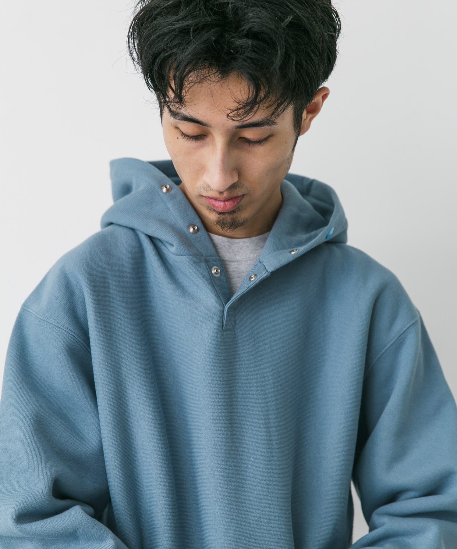 URBAN RESEARCH DOORS「『別注』Champion&times;DOORS　RW HALF SNAP PARKA」|パーカー|