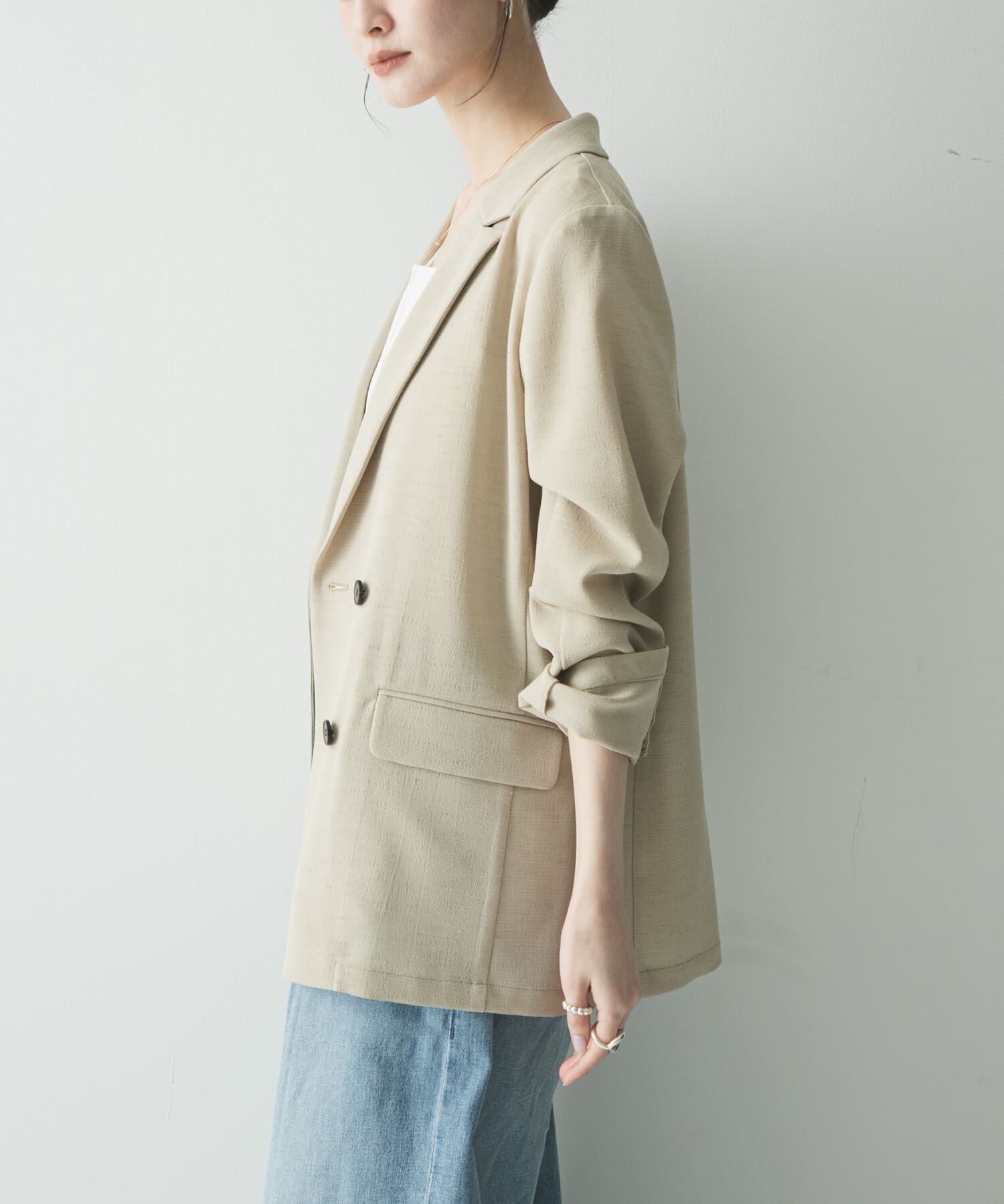 URBAN RESEARCH「ダブルブレストメッシュジャケット」|その他|