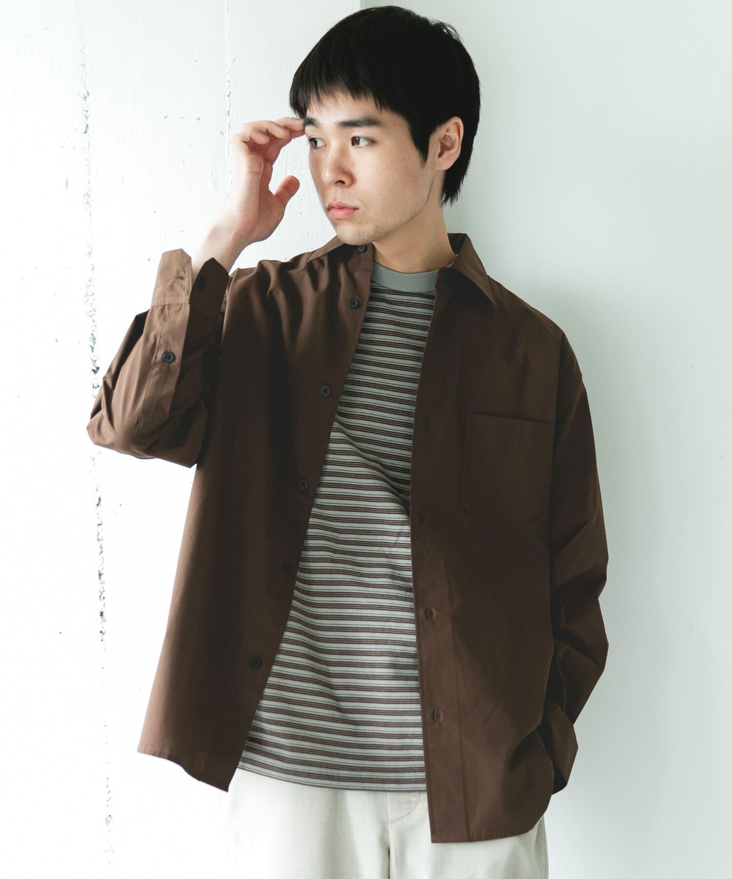URBAN RESEARCH DOORS「『速乾/イージーケア/UVカット』『URTECH』Aircare ロングスリーブシャツ 26AW」|シャツ・ブラウス|