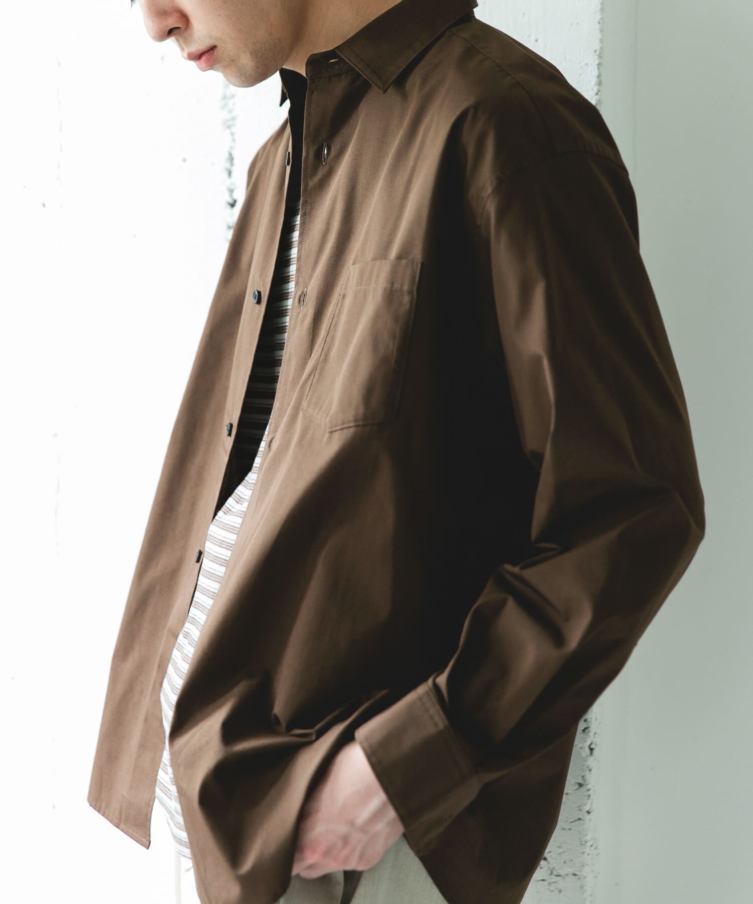 URBAN RESEARCH DOORS「『速乾/イージーケア/UVカット』『URTECH』Aircare ロングスリーブシャツ 26AW」|シャツ・ブラウス|