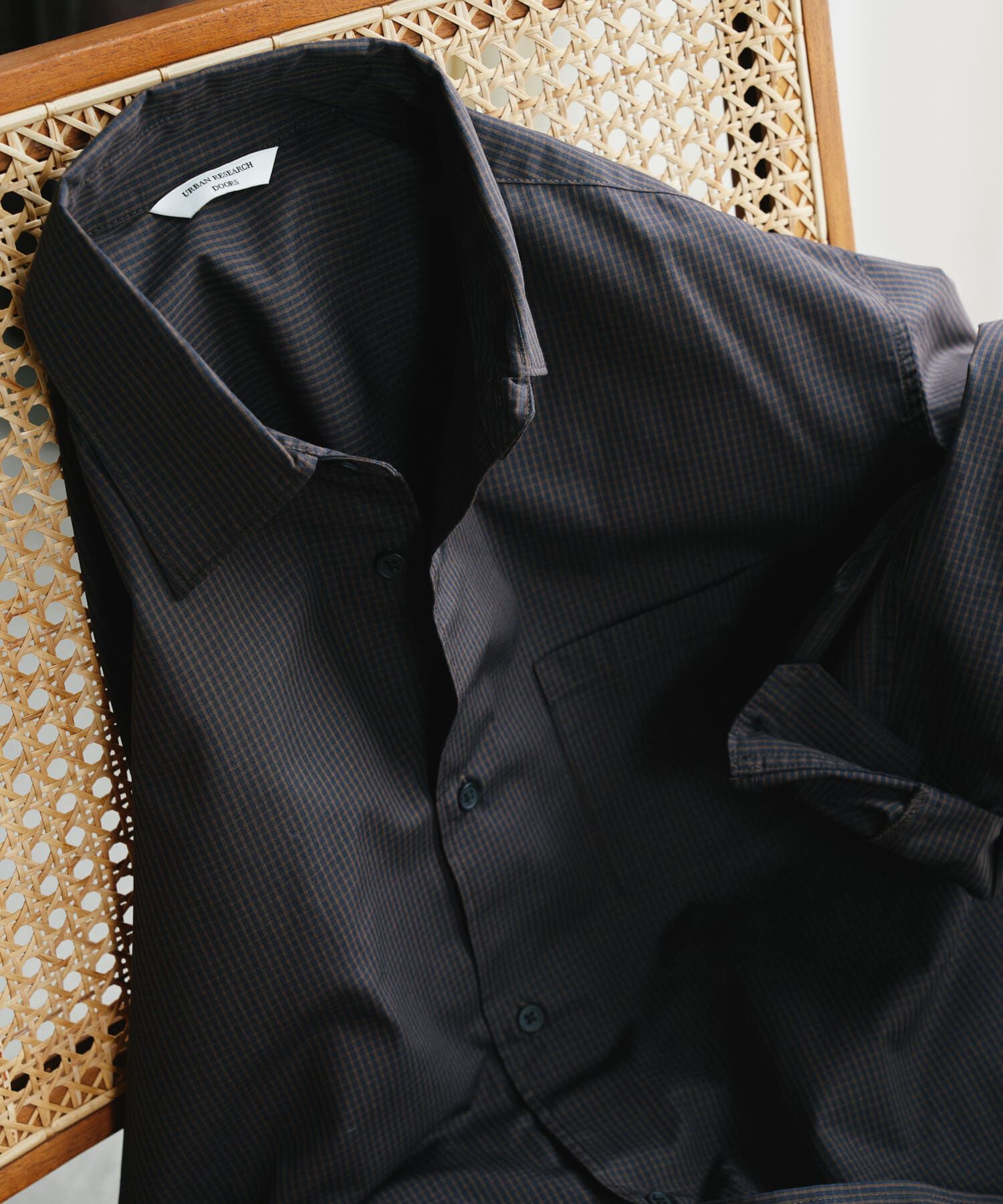URBAN RESEARCH DOORS「『速乾/イージーケア/UVカット』『URTECH』Aircare ロングスリーブシャツ 26AW」|シャツ・ブラウス|