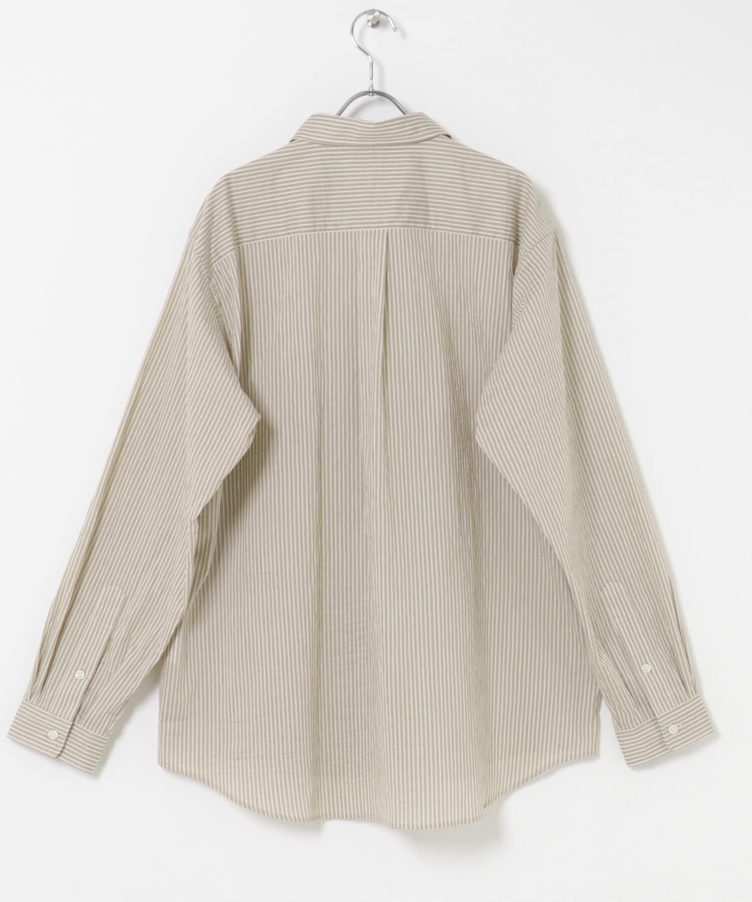 URBAN RESEARCH DOORS「ライトウェイトストライプレギュラーカラーシャツ 26AW」|シャツ・ブラウス|