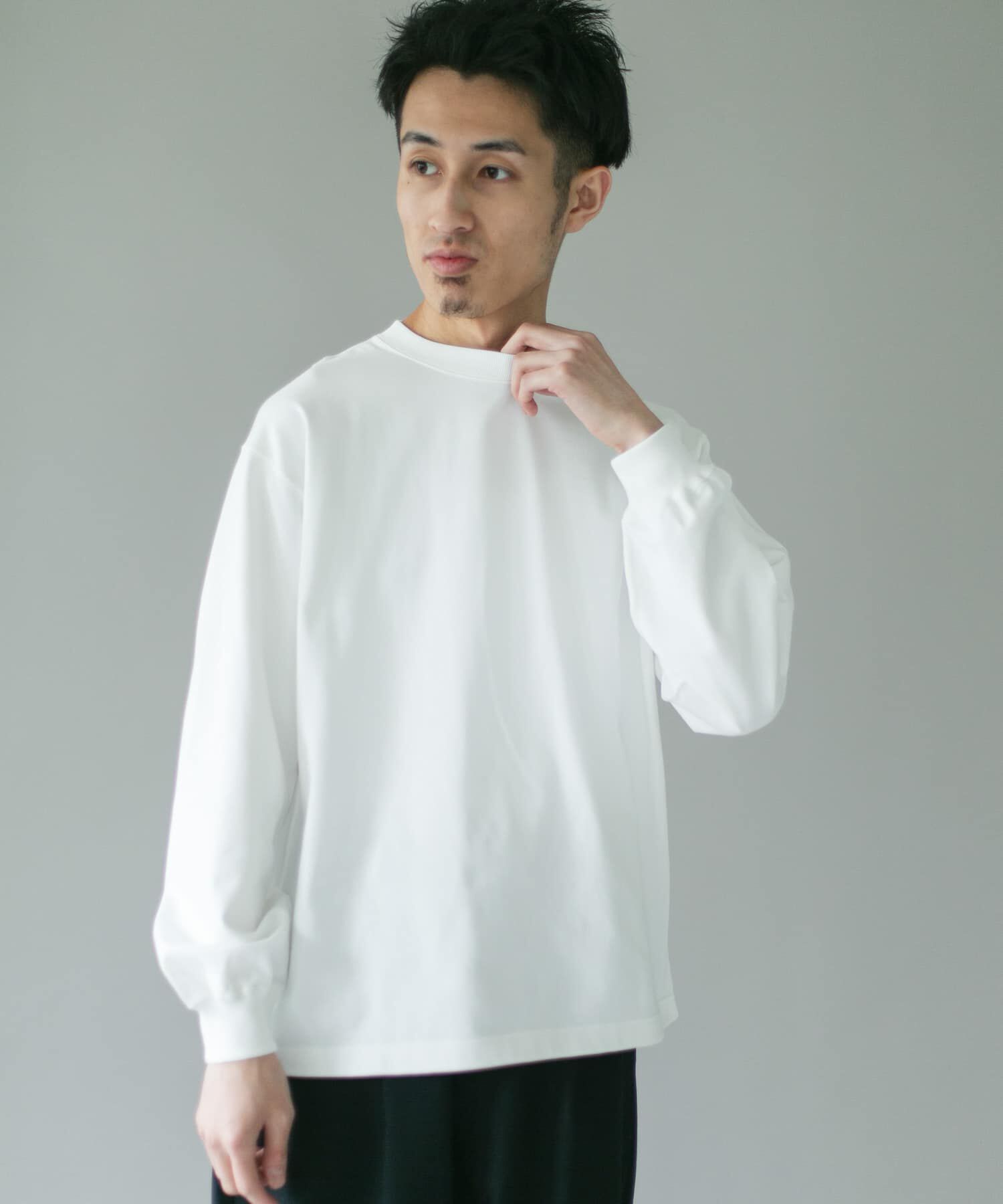 URBAN RESEARCH DOORS「10.5オンス ヘビーウェイトロングスリーブ Tシャツ」|Tシャツ・カットソー|