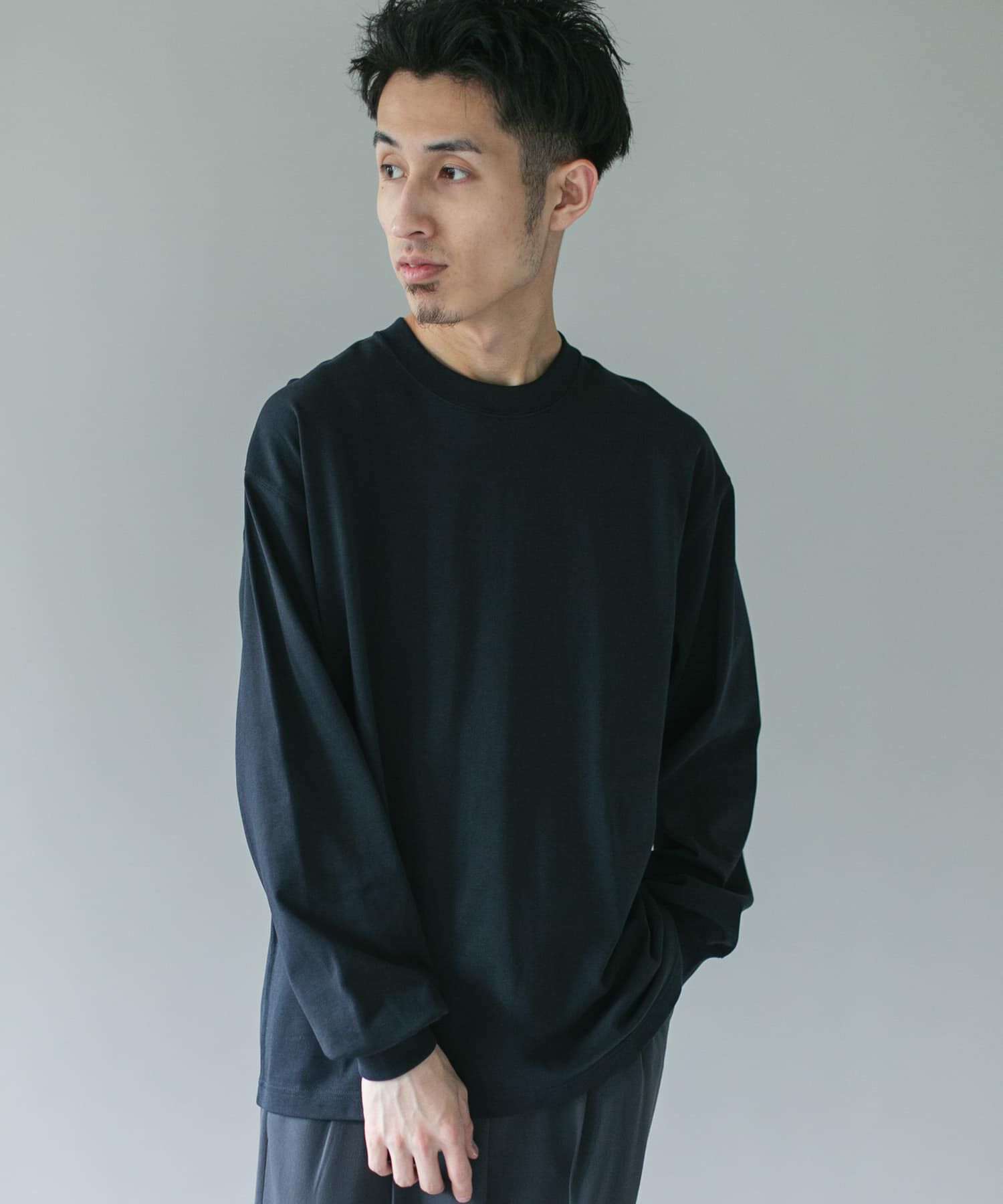 URBAN RESEARCH DOORS「10.5オンス ヘビーウェイトロングスリーブ Tシャツ」|Tシャツ・カットソー|