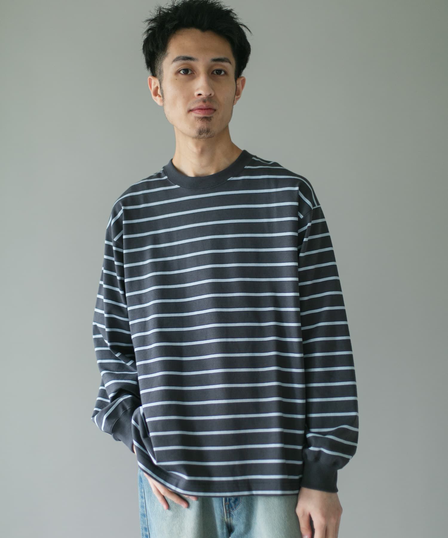 URBAN RESEARCH DOORS「10.5オンス ヘビーウェイトロングスリーブ Tシャツ」|Tシャツ・カットソー|
