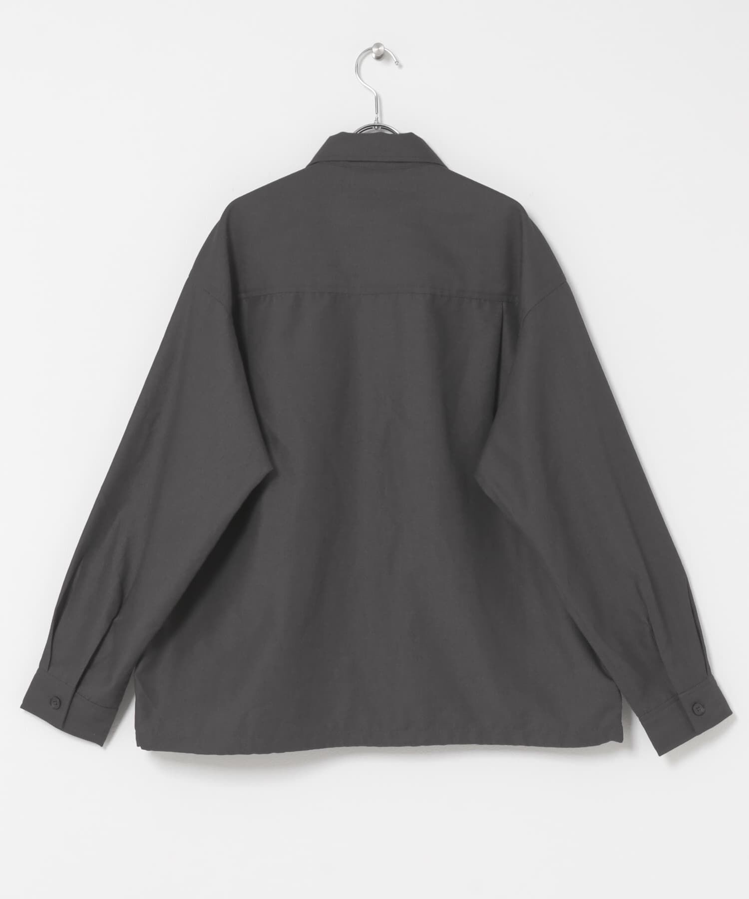 URBAN RESEARCH DOORS「ジャガードチェック シャツジャケット 26AW」|ノーカラーコート|