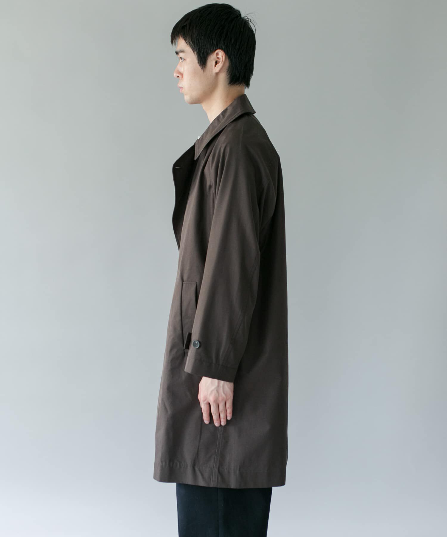 URBAN RESEARCH DOORS「TCツイル オーバーフィット トレンチコート 26AW」|トレンチコート|
