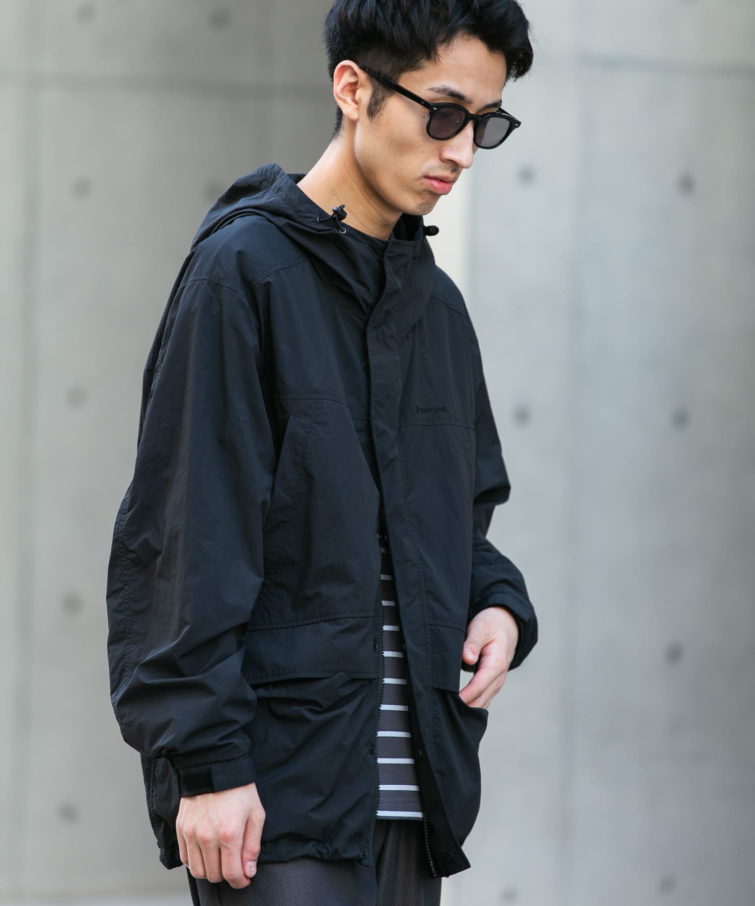 URBAN RESEARCH DOORS「『別注』Snow Peak Apparel&times;DOORS　NYLON TUSSAH PARKA 26AW」|ノーカラーコート|