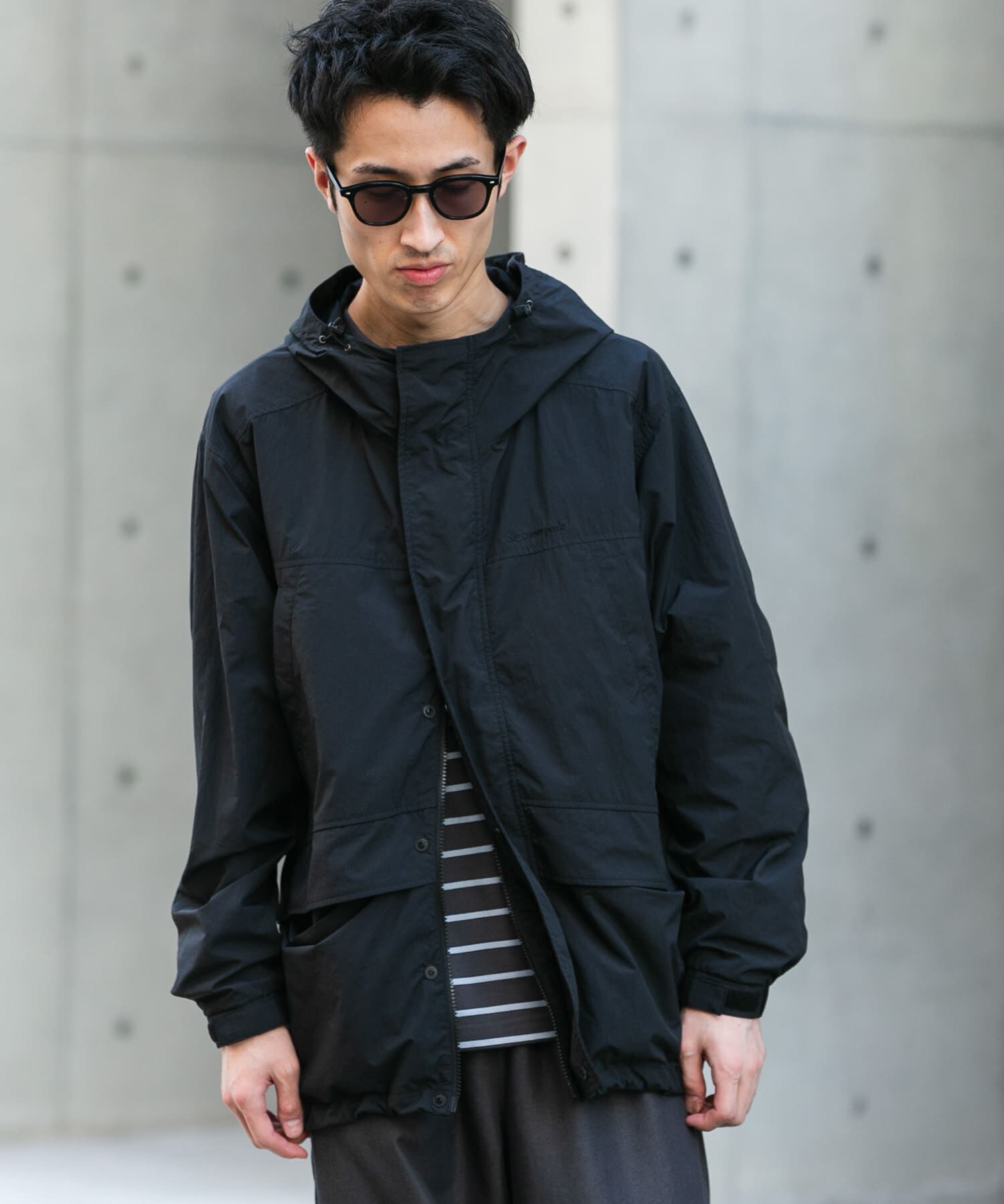 URBAN RESEARCH DOORS「『別注』Snow Peak Apparel&times;DOORS　NYLON TUSSAH PARKA 26AW」|ノーカラーコート|