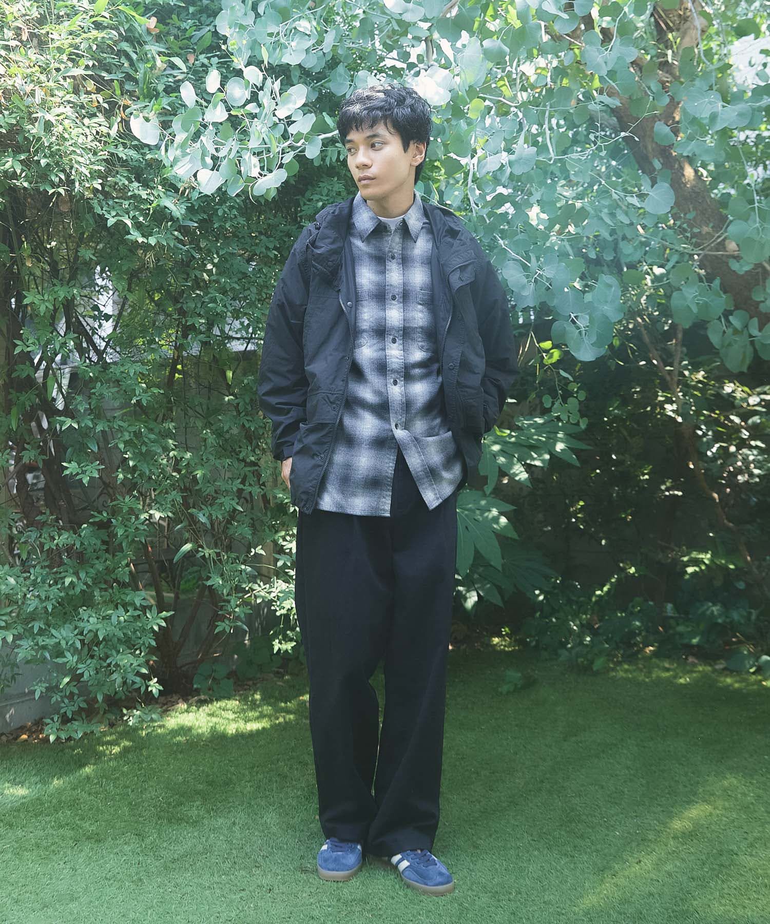 URBAN RESEARCH DOORS「『別注』Snow Peak Apparel&times;DOORS　NYLON TUSSAH PARKA 26AW」|ノーカラーコート|