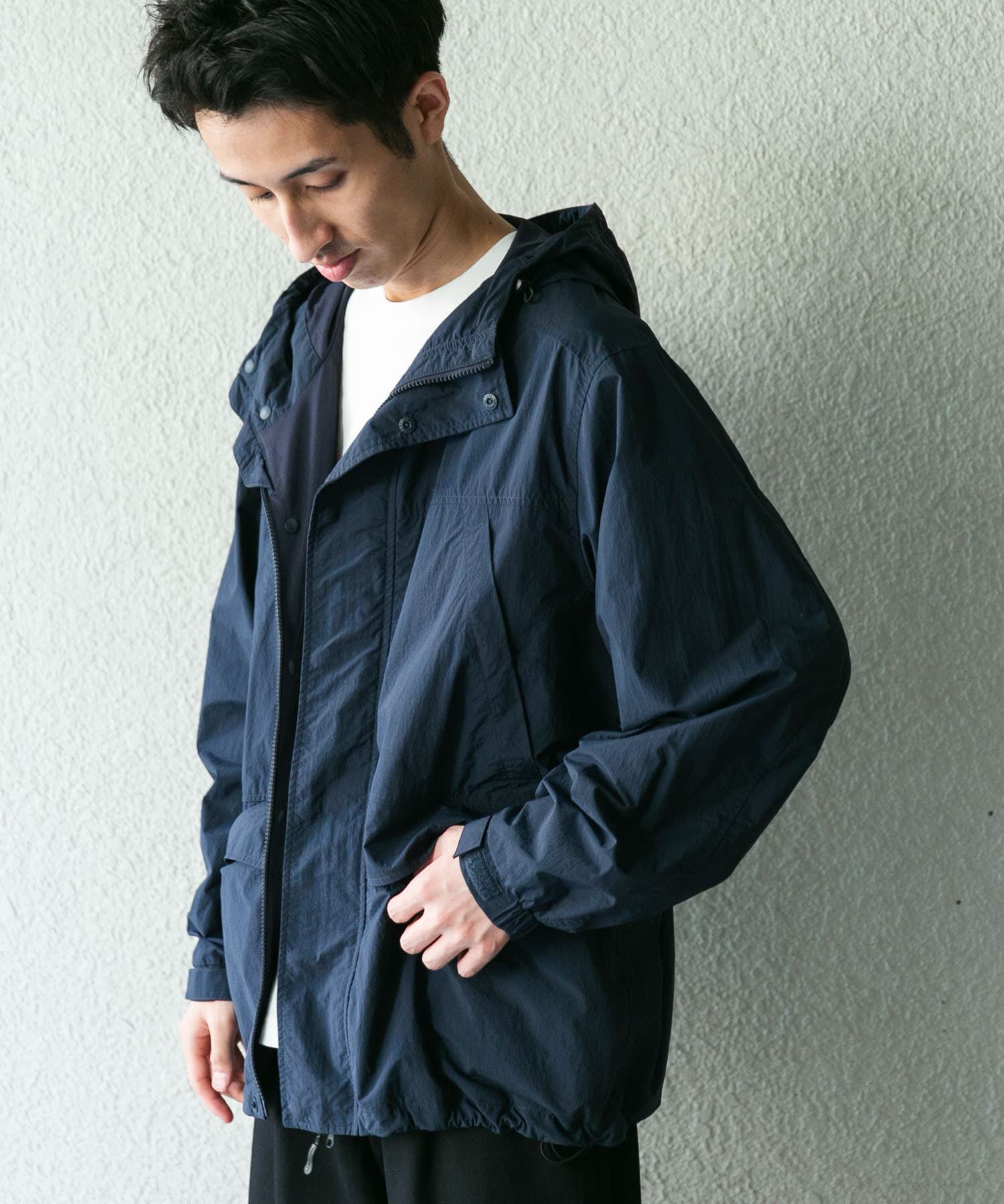 URBAN RESEARCH DOORS「『別注』Snow Peak Apparel&times;DOORS　NYLON TUSSAH PARKA 26AW」|ノーカラーコート|