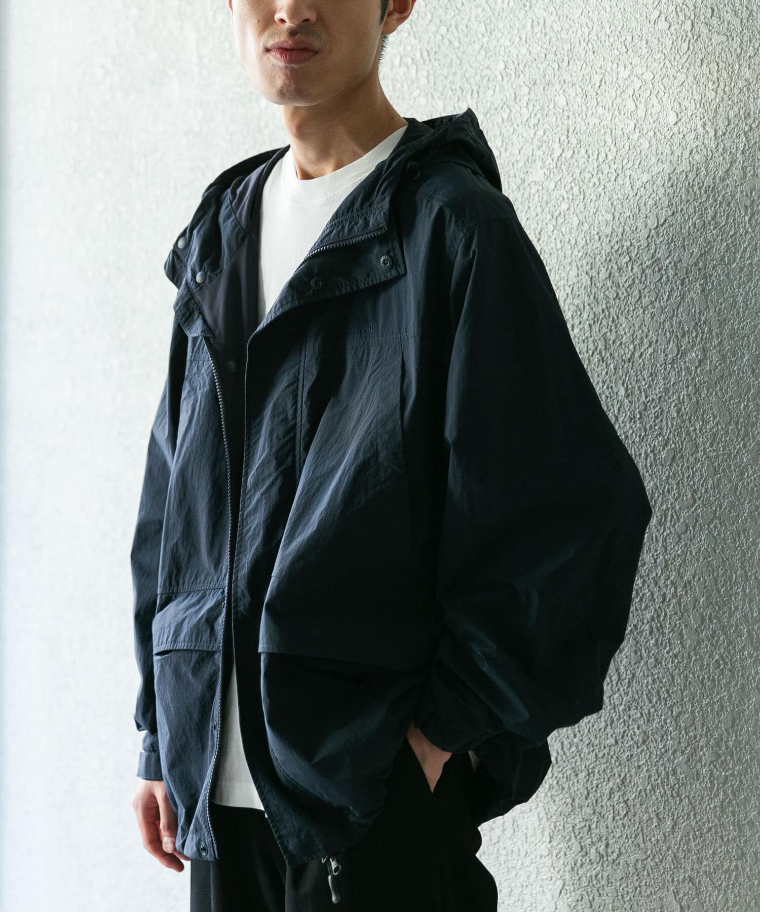 URBAN RESEARCH DOORS「『別注』Snow Peak Apparel&times;DOORS　NYLON TUSSAH PARKA 26AW」|ノーカラーコート|