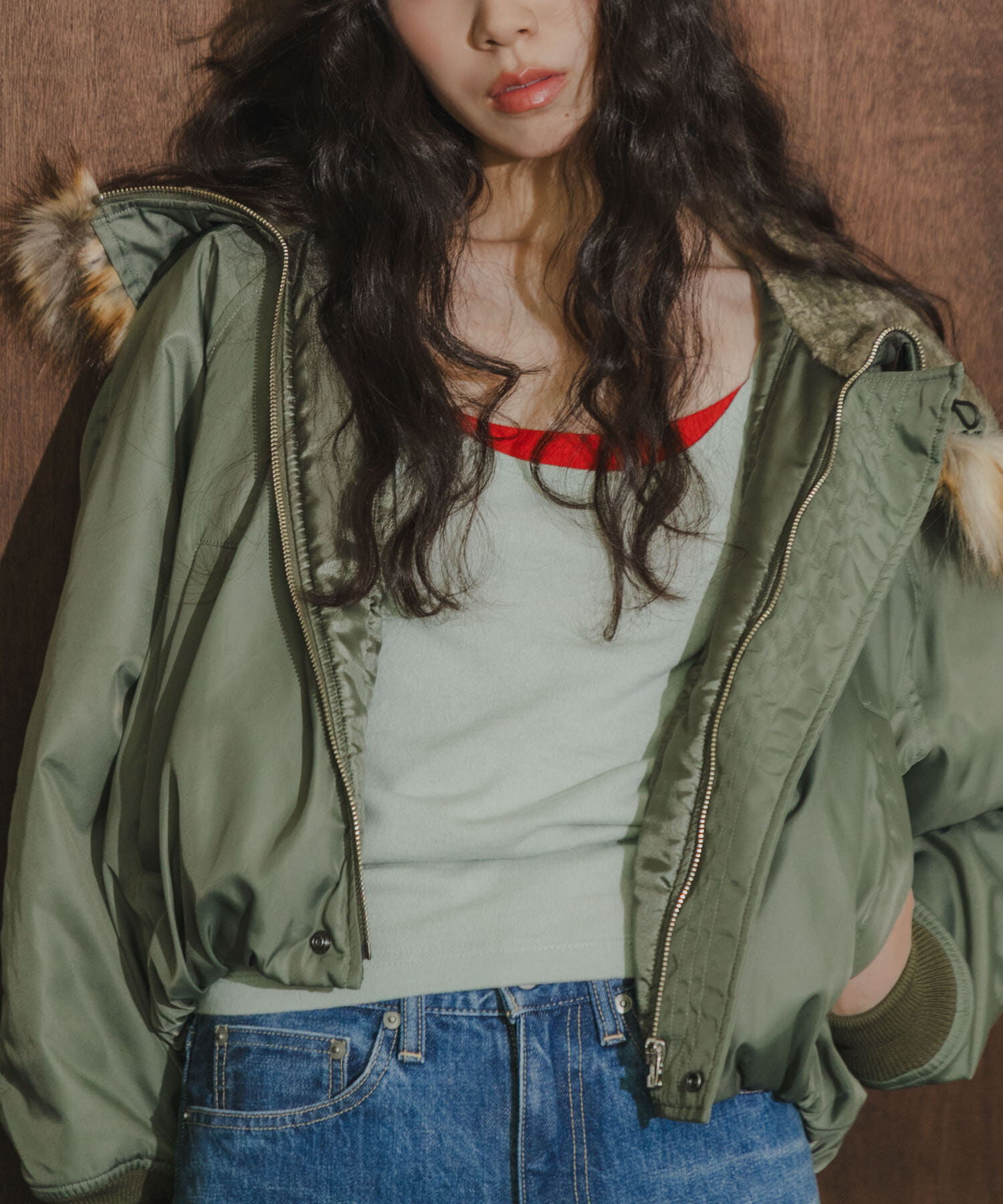 URBAN RESEARCH「『別注』TICCA&times;URBAN RESEARCH　ショートN2Bジャケット」|ダウン|