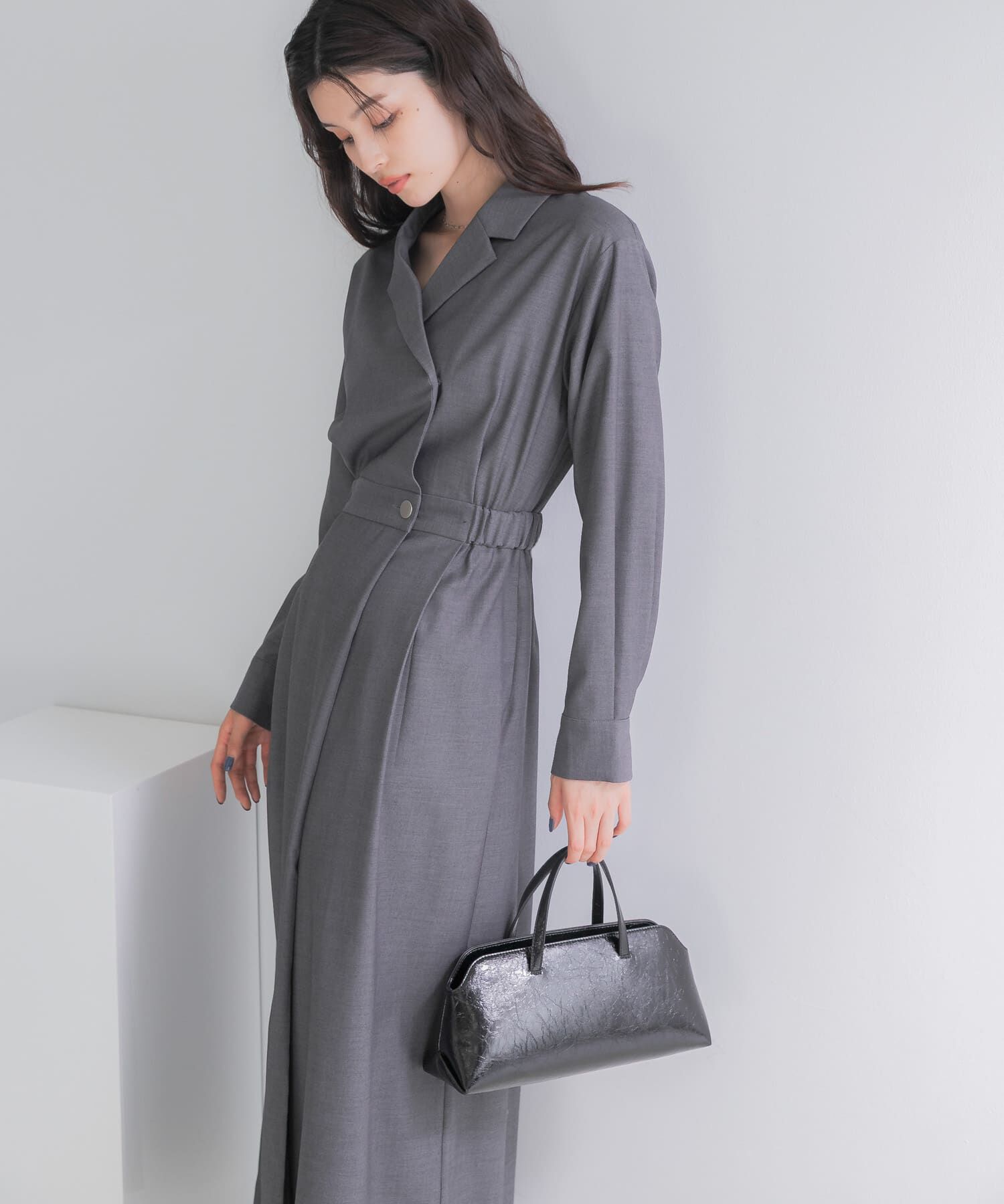 URBAN RESEARCH ROSSO「カシュクールデザインウーステッドワンピース」|ワンピース|