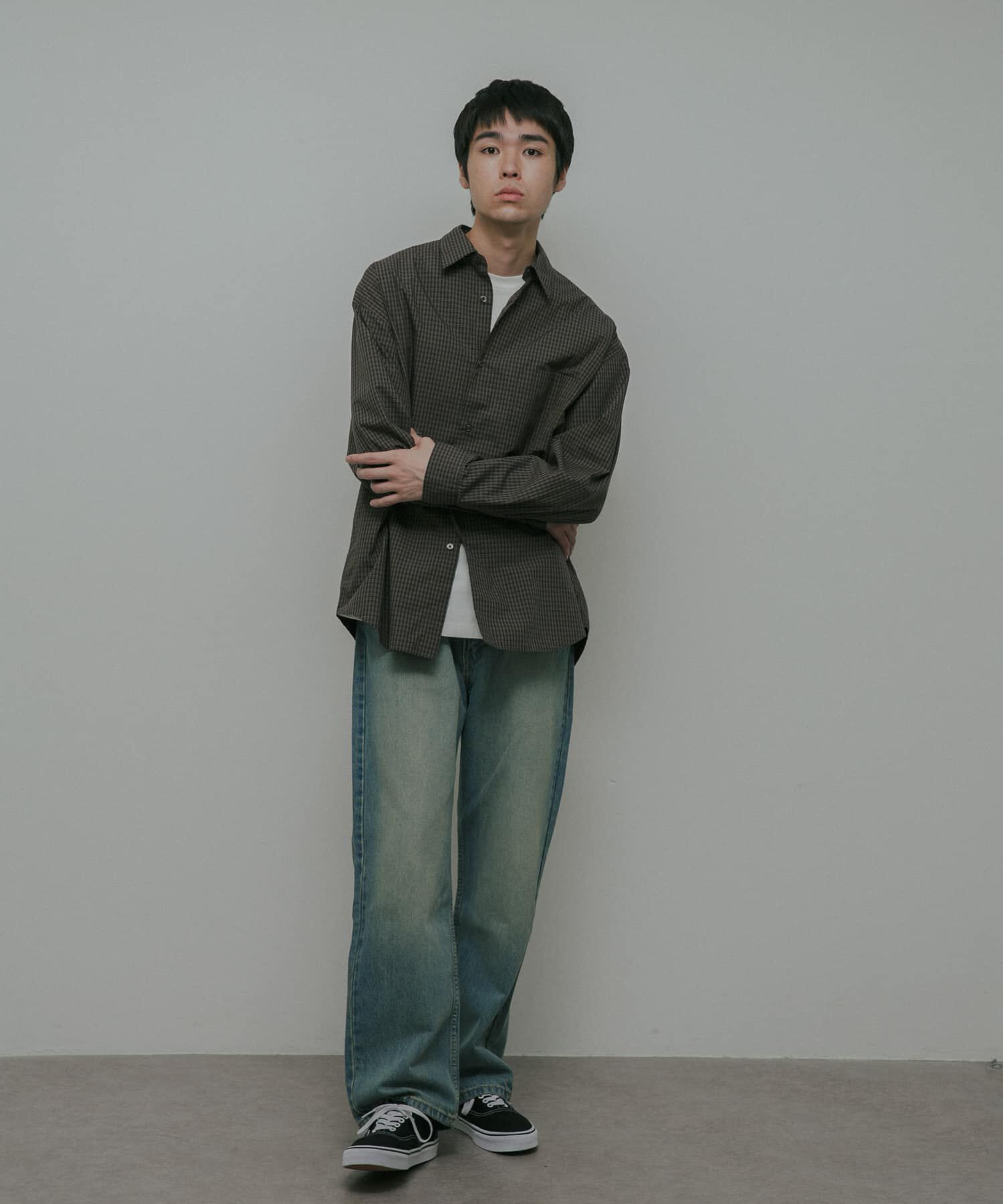 URBAN RESEARCH DOORS「OG Cotton Poplin Plaid Shirts」|シャツ・ブラウス|