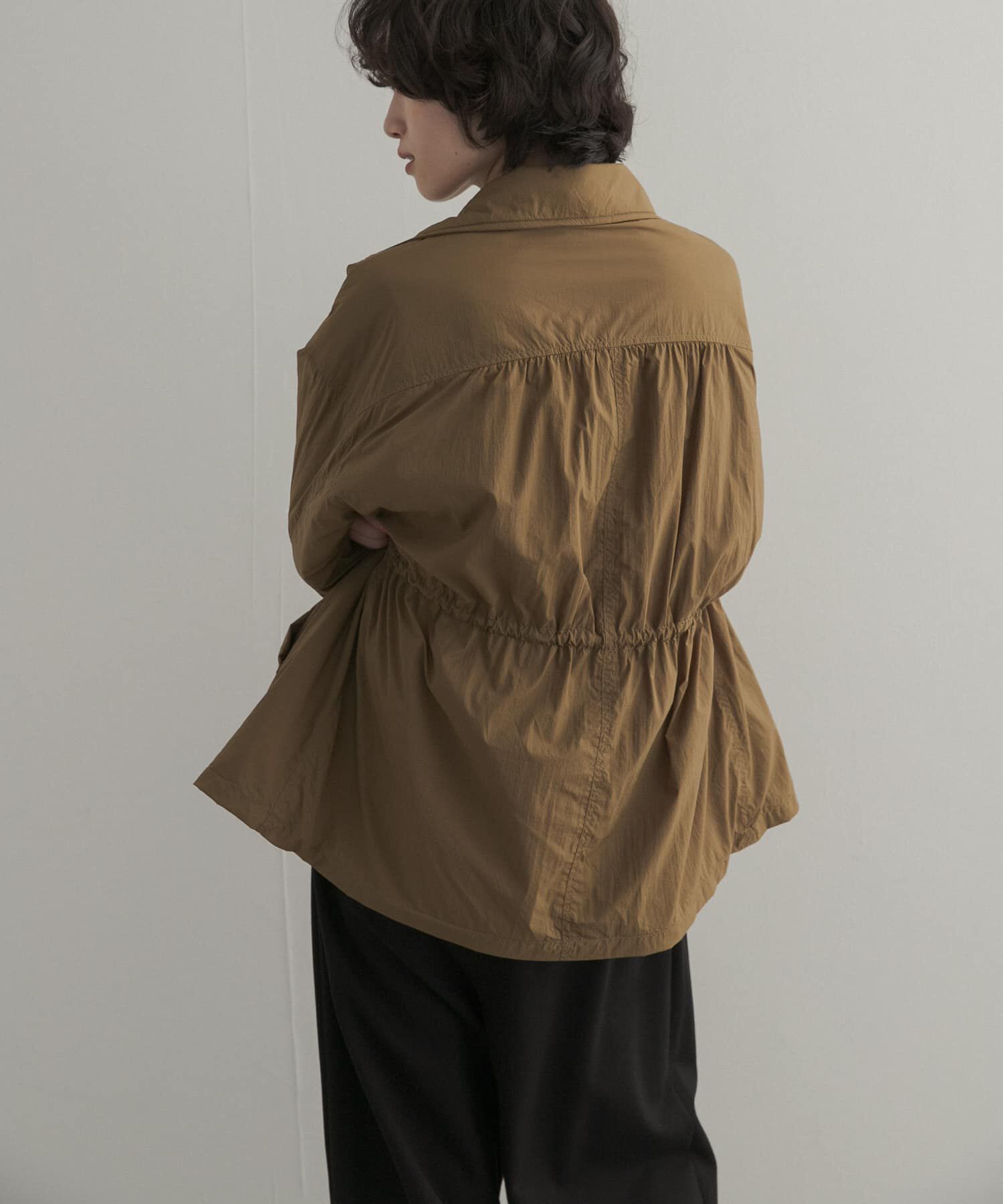 URBAN RESEARCH DOORS「『WEB限定』撥水中綿ウエストギャザーブルゾン 26AW」|ブルゾン・スタジャン|
