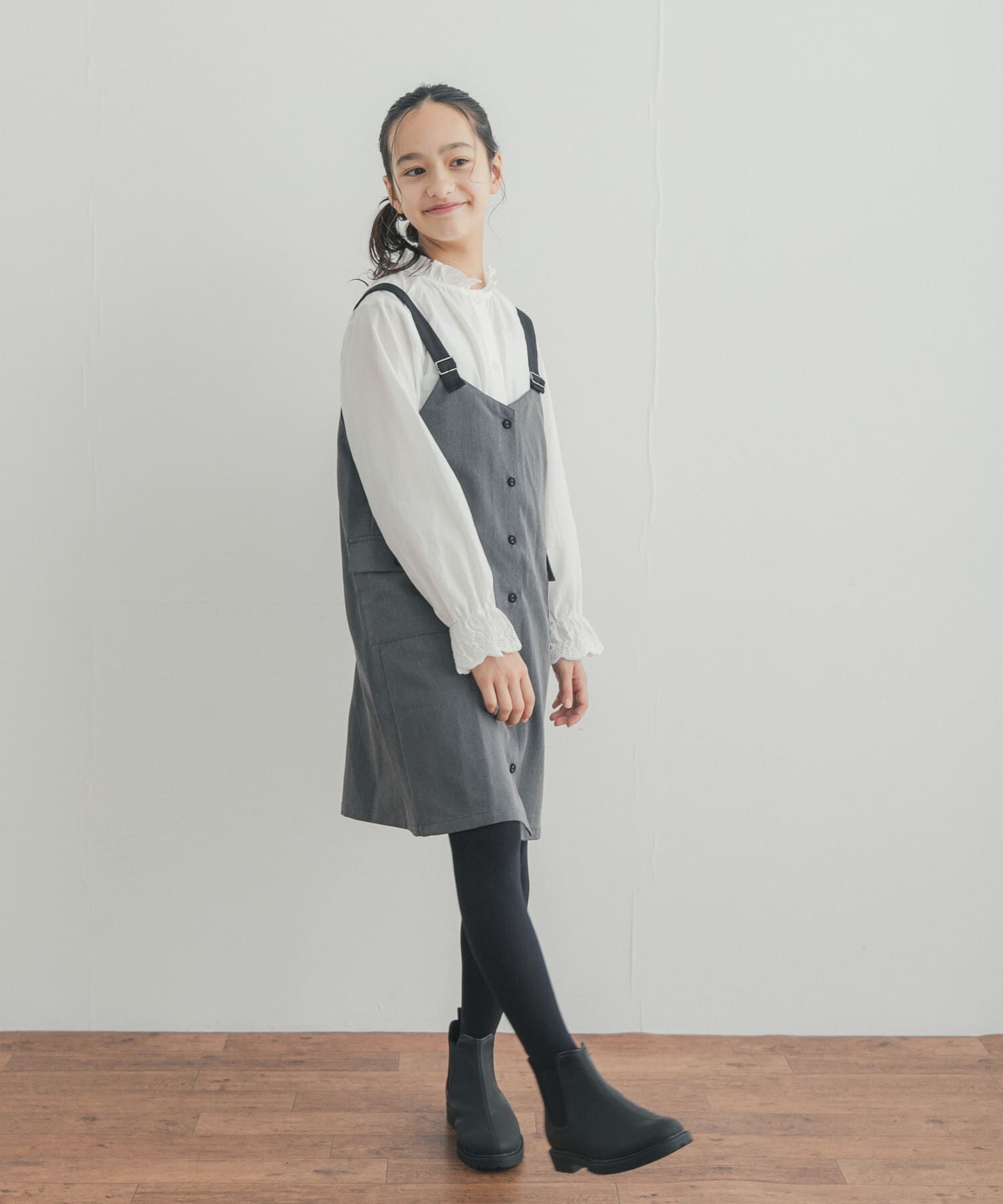 URBAN RESEARCH DOORS「『150サイズ』スカラップ刺繍フリルブラウス(KIDS)」|その他|