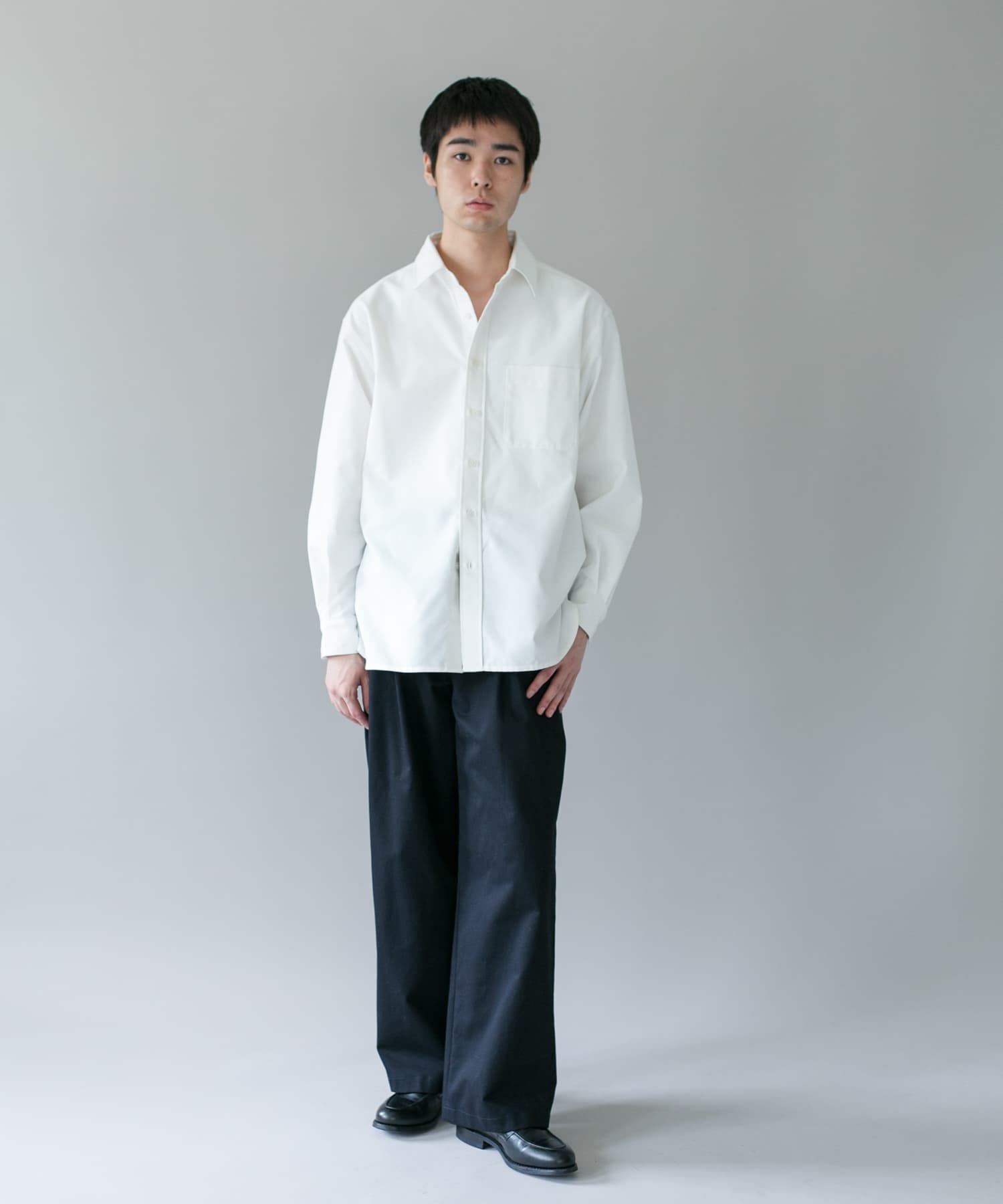 URBAN RESEARCH DOORS「DRYMIX オックス ロングスリーブ シャツ 26AW」|シャツ・ブラウス|