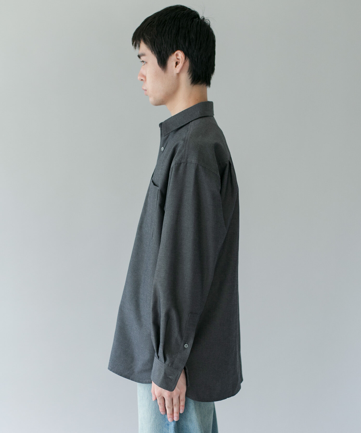 URBAN RESEARCH DOORS「DRYMIX オックス ロングスリーブ シャツ 26AW」|シャツ・ブラウス|