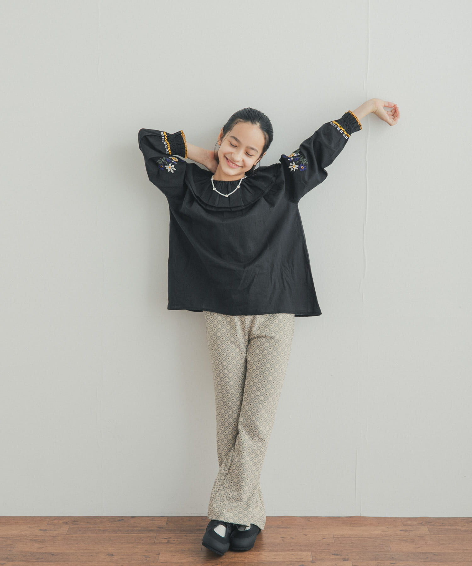URBAN RESEARCH DOORS「『150サイズあり』フラワージャガードパンツ(KIDS)」|その他|