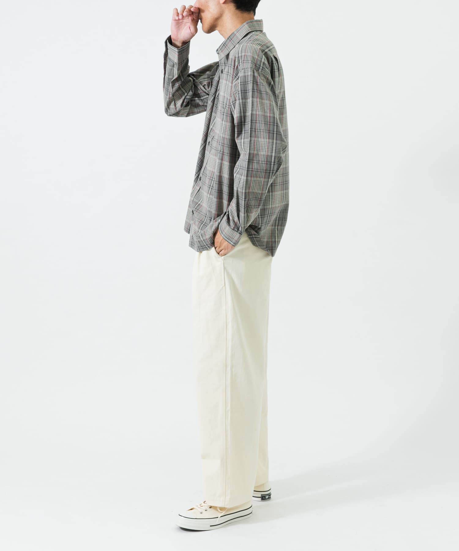 Sonny Label 「リラックスフィットチェックレギュラーカラーシャツ」|シャツ・ブラウス|